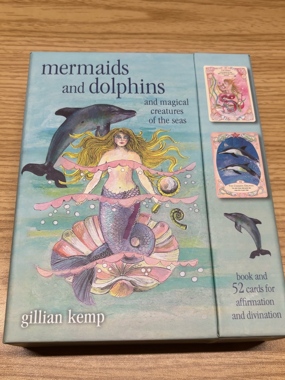 Mermaids and Dolphins Oracle Deck - Gillian Kemp (Blue)